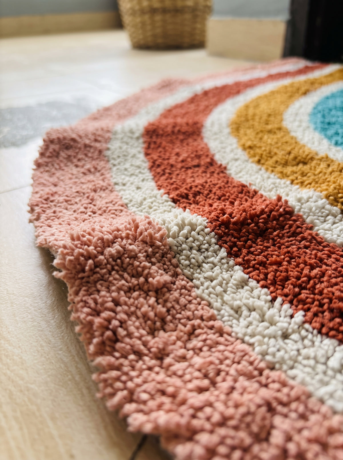Anti-Skid Cotton Doormat Set - Multicolor