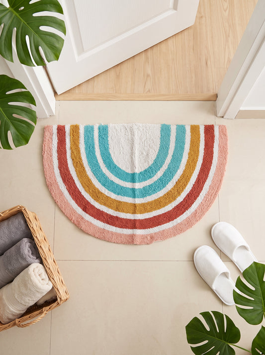 Anti-Skid Cotton Doormat Set - Multicolor